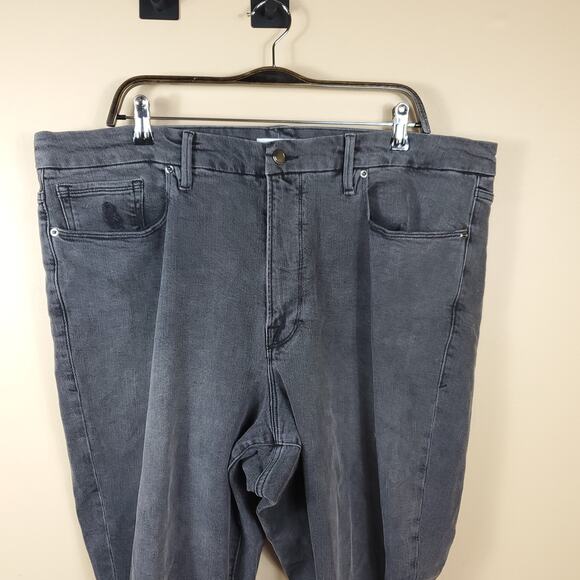 Good American High-rise Classic Jeans Washed Black Size 20 - Picture 2 of 11